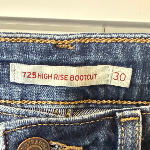 Bootcut Jeans in Deep Indigo Blue - Picture 11 of 11